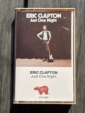 Eric Clapton Just One Night Cassette Rock Album RSO CT-2-4202 Jewel Case